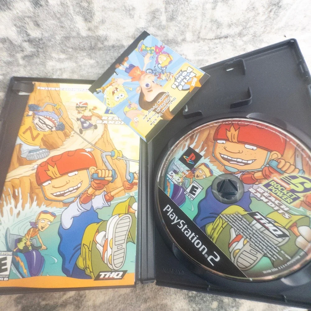 Rocket Power Beach Bandits PS2 PlayStation 2 Nickelodeon THQ Video Game Tested
